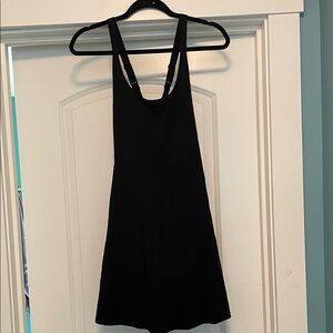 Black Athletic Dress with Adjustable Straps